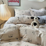 Taooba Little Puppy Print Bedding Set