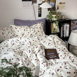 Taooba Purple Cherries Bedding Set