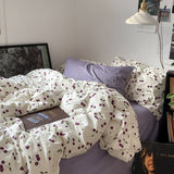 Taooba-Purple Cherries Bedding Set