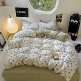 Taooba Cute Small Tulips Print Bedding Set