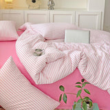 Taooba Cozy Striped Bedding Set