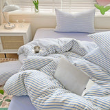 Taooba-Cozy Striped Bedding Set