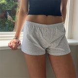 Taooba Christmas Gift outfit -Women Lounge Shorts Floral Print Y2k Low Rise Sexy Micro Shorts Pajama Bottoms Cute Sleep Shorts