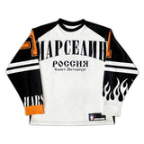 Taooba §²§à§ã§ã§ڧñ Jersey Y2K Clothes Mens Womens T Shirt Harajuku Hip Hop Graphics Letter Oversized Pullover Sweatshirt Long Sleeve Tops