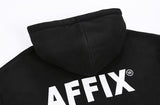 Taooba  No. 5047 BLACK LETTER HOODIE