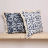 Taooba-Ethnic Motifs Fringed Cushion Cover