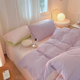 Taooba-Dusty Pastel Shades Cotton Bedding Set