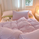 Taooba Dusty Pastel Shades Cotton Bedding Set