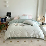 Taooba-Dusty Pastel Shades Cotton Bedding Set