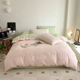 Taooba-Dusty Pastel Shades Cotton Bedding Set