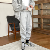 Taooba  No. 4091 GRAY ZIP-UP HOODIE & SWEATPANTS (TOP & BOTTOM)