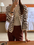 Taooba Christmas Gift outfit -Stripe Cardigan