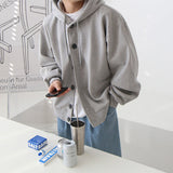 Taooba  No. 5418 OVERSIZE BUTTON-UP HOODIE JK