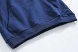 Taooba  No. 5421 DARK BLUE CHICAGO LETTERED HOODIE