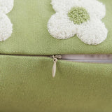 Taooba-Embroidered Daisies Cushion Cover