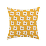 Taooba-Embroidered Daisies Cushion Cover