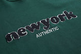 Taooba  No. 5567 LETTERED NEW YORK PULLOVER HOODIE