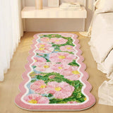 Taooba Pastoral Bedroom Carpet, Rug, Carpets for Living Room, Bathroom, Anti-Slip Rugs, Home Carpet