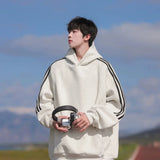 Taooba Hoodie with Striped Sleeves