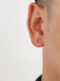 Taooba Green Zircon Stud Earrings