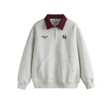 Taooba Comfortable Zip Pullover