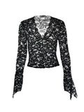 Taooba Kristel Long Sleeve Lace Top