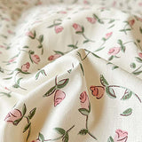 Taooba Floral Printing Cotton Twill Bedding Set - Pink Rose