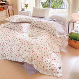 Taooba Fruit Ruched Bedding Set - Cherry