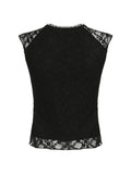 Taooba Ruwayda V-Neck Lace Top