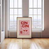 Taooba-Cin Cin Wine Print