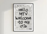 Taooba-Hello MTV Wall Print