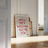 Taooba-Hello MTV Wall Print