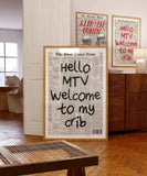 Taooba-Hello MTV Wall Print