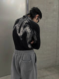 Taooba Graffiti Slim Fit Half Turtleneck Knitwear