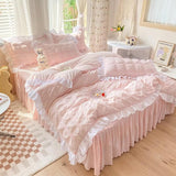 Taooba Kawaii Ruffle Bedding Set