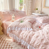 Taooba Kawaii Ruffle Bedding Set