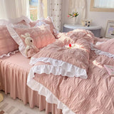 Taooba Kawaii Ruffle Bedding Set