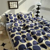 Taooba Blue Large Polka Dot Bedding Set