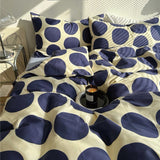 Taooba Blue Large Polka Dot Bedding Set