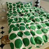 Taooba Green Large Polka Dot Bedding Set