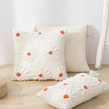 Taooba-Light Beige Tufted Flower Cushion Cover