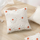 Taooba-Light Beige Tufted Flower Cushion Cover