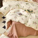 Taooba-Springtime Flowers Print Bedding Set