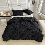 Taooba Ruffle Flower Duvet Cover Set