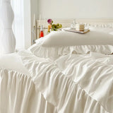 Taooba Lush Ruffles Duvet Cover Set