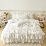 Taooba Lush Ruffles Duvet Cover Set