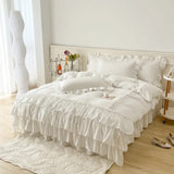 Taooba Lush Ruffles Duvet Cover Set