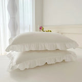 Taooba Lush Ruffles Duvet Cover Set