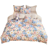 Taooba-Pastel Brown Flowers Bedding Set