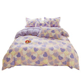 Taooba-Pastel Purple Hearts Bedding Set